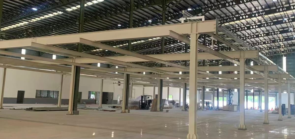 Factory interior from a TSG Construction project in Indonesia